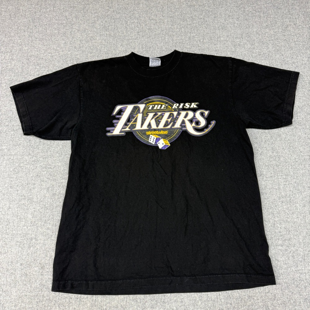Streetwise | The Risk Takers Graphic T-Shirt | XL | Black | LA Streetwear Tee